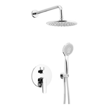 KFA Armatura 5029-501-00 - Conjunto de duche com torneira embutida TANZANIT cromado brilhante