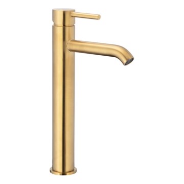 KFA Armatura 5032-612-31 - Torneira do lavatório + resíduos com descarga MOZA 33 cm solo dourado