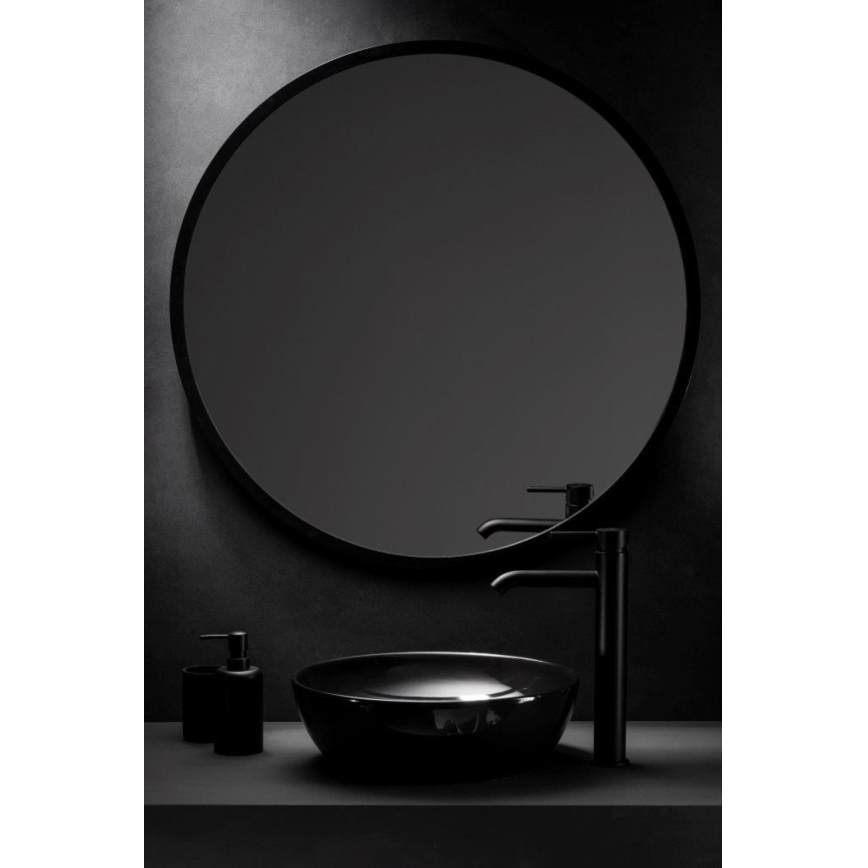 KFA Armatura 5032-612-81 - Torneira do lavatório + resíduos com descarga MOZA 33 cm mate preto