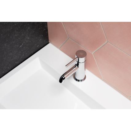 KFA Armatura 5032-815-00 - Torneira do lavatório + resíduos com descarga MOZA 15,2 cm cromado brilhante