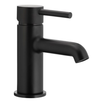 KFA Armatura 5032-815-81 - Torneira do lavatório + resíduos com descarga MOZA 15,2 cm mate preto