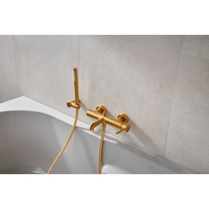 KFA Armatura 5034-520-31 - Conjunto de casa de banho com torneira MOZA solo dourado