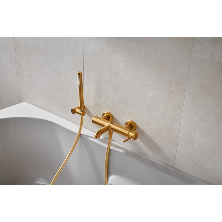 KFA Armatura 5034-520-31 - Conjunto de casa de banho com torneira MOZA solo dourado