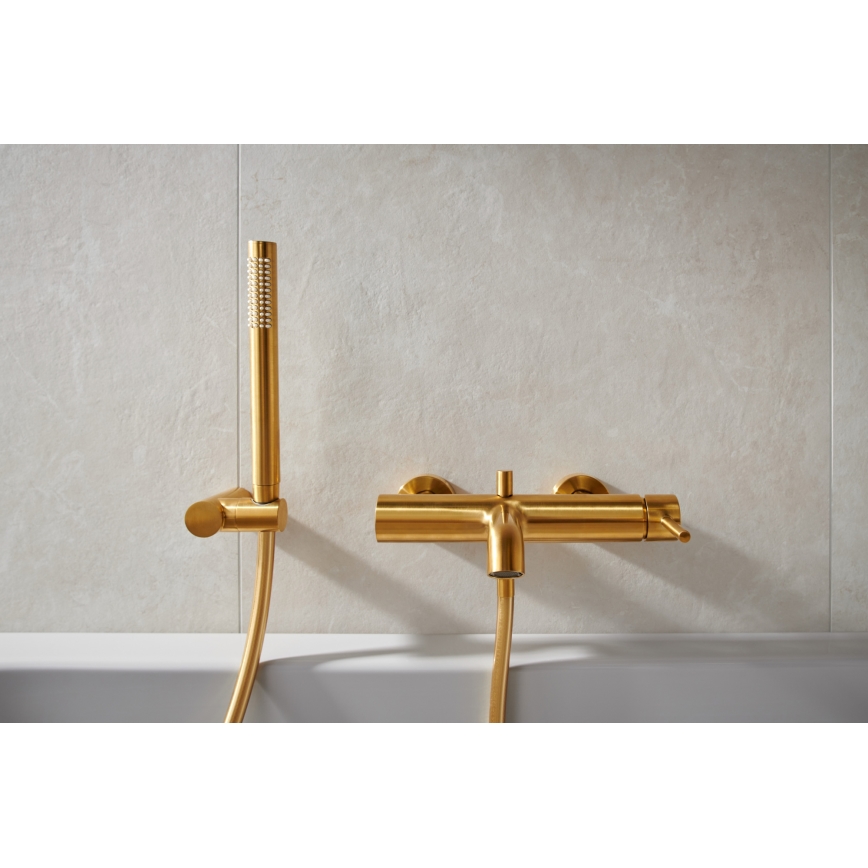 KFA Armatura 5034-520-31 - Conjunto de casa de banho com torneira MOZA solo dourado