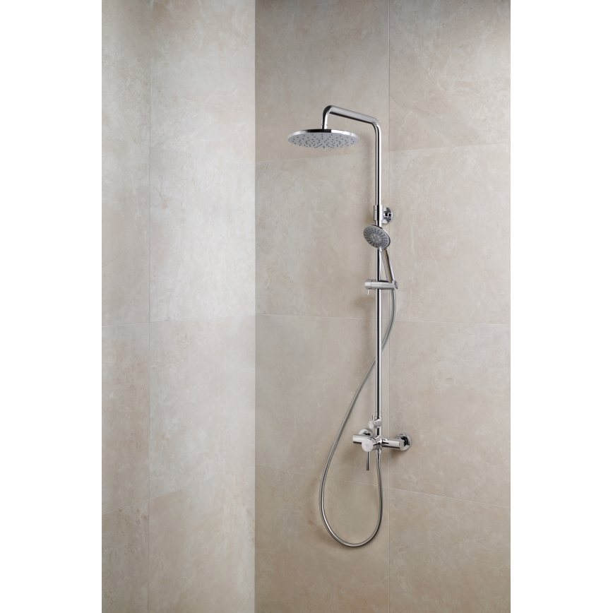 KFA Armatura 5036-910-00 - Conjunto de chuveiro com torneira MOZA cromado brilhante