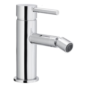 KFA Armatura 5037-015-00 - Misturador para bidé com válvula de escoamento e transbordo MOZA cromo brilhante