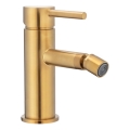 KFA Armatura 5037-015-31 - Misturador para bidé com válvula de escoamento e transbordo MOZA dourado escovado