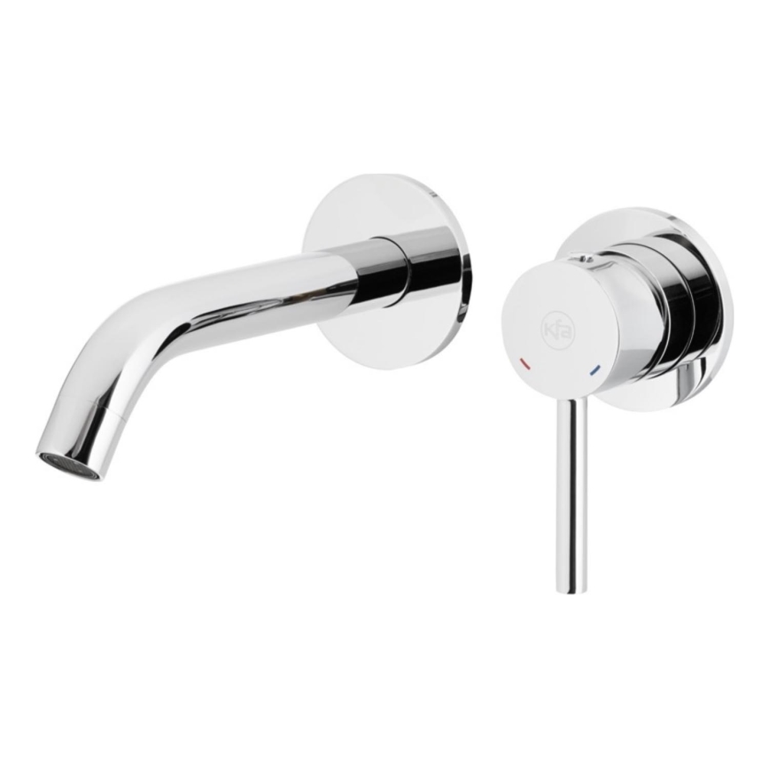 KFA Armatura 5039-810-00 - Torneira do lavatório para instalação embutida MOZA cromado brilhante