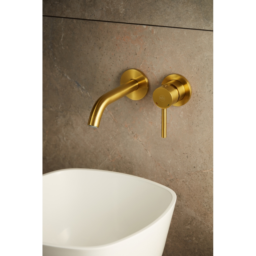 KFA Armatura 5039-810-31 - Torneira do lavatório para instalação embutida MOZA solo dourado