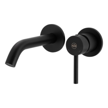 KFA Armatura 5039-810-81 - Torneira do lavatório para instalação embutida MOZA mate preto