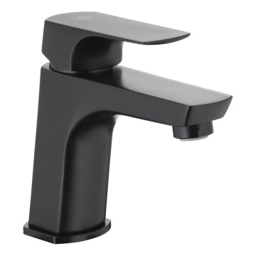 KFA Armatura 5532-815-81 - Torneira do lavatório + resíduos com descarga MOKAIT 13,9 cm latão/mate preto