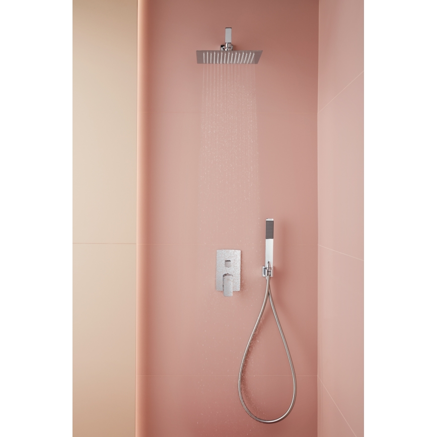 KFA Armatura 5539-511-00 - Conjunto de duche com torneira embutida MOKAIT cromado brilhante