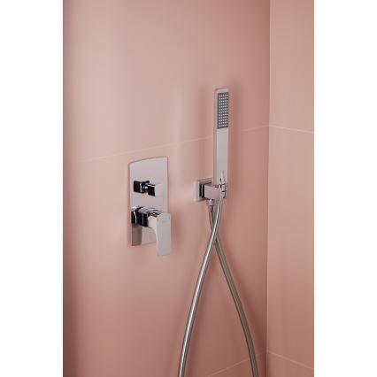 KFA Armatura 5539-511-00 - Conjunto de duche com torneira embutida MOKAIT cromado brilhante