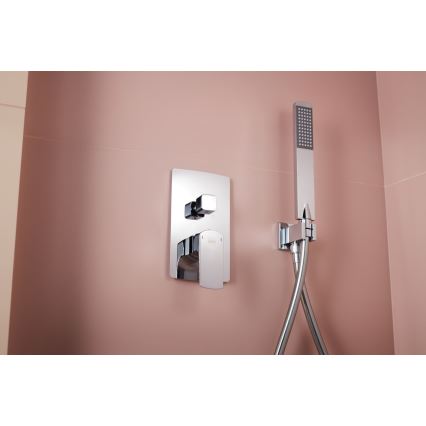 KFA Armatura 5539-511-00 - Conjunto de duche com torneira embutida MOKAIT cromado brilhante