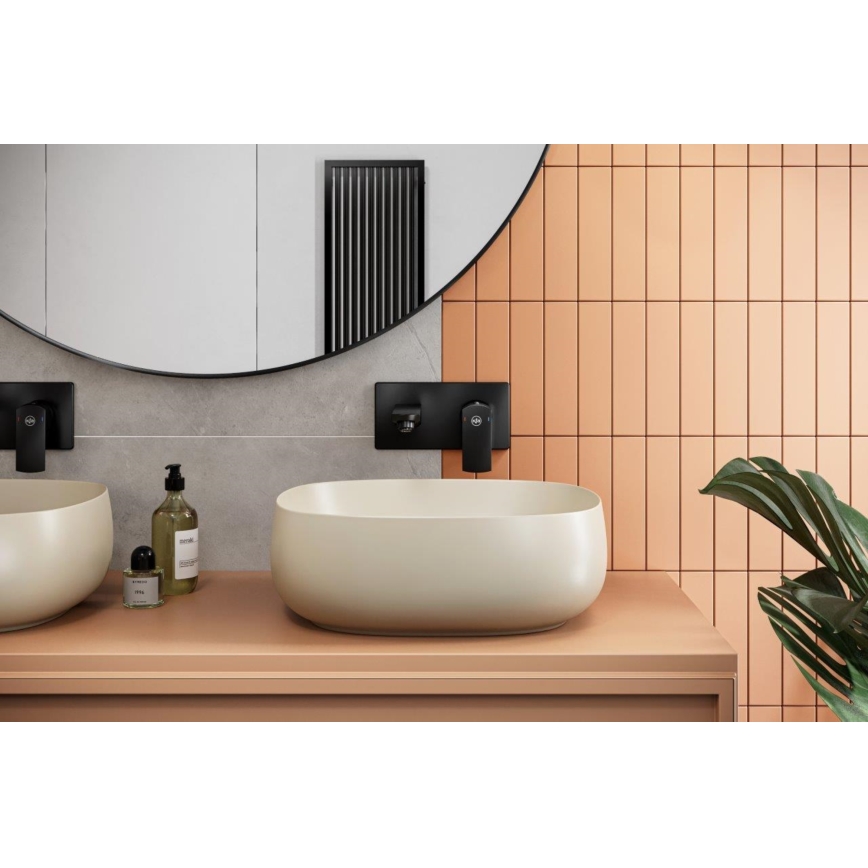 KFA Armatura 5539-810-81 - Torneira do lavatório para instalação embutida MOKAIT latão/mate preto