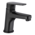KFA Armatura 5552-815-81 - Misturador para lavatório + válvula com transbordamento OTAVA 15 cm preto mate