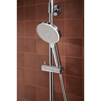 KFA Armatura 5556-910-00 - Conjunto de chuveiro com torneira OTAVA cromado brilhante