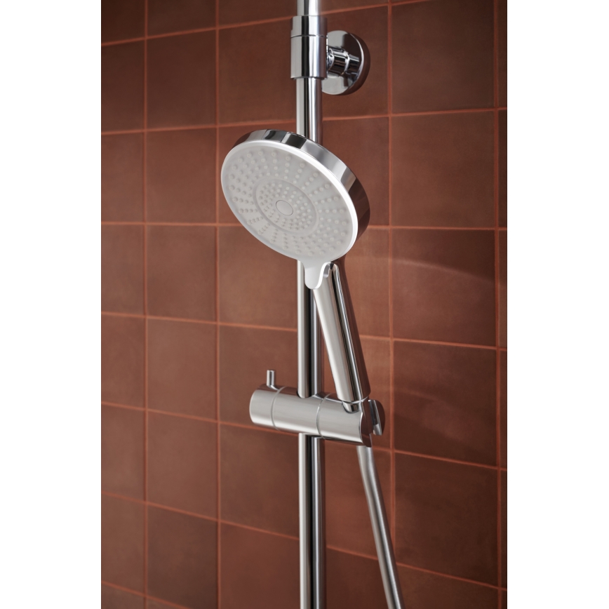 KFA Armatura 5556-910-00 - Conjunto de chuveiro com torneira OTAVA cromado brilhante