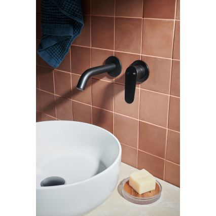 KFA Armatura 5559-810-81 - Misturador de lavatório para instalação embutida OTAVA preto mate