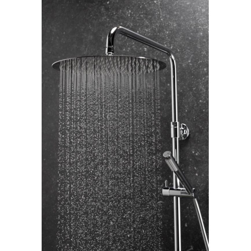 KFA Armatura 5736-920-00 - Conjunto de chuveiro com torneira termostática MOZA cromado brilhante