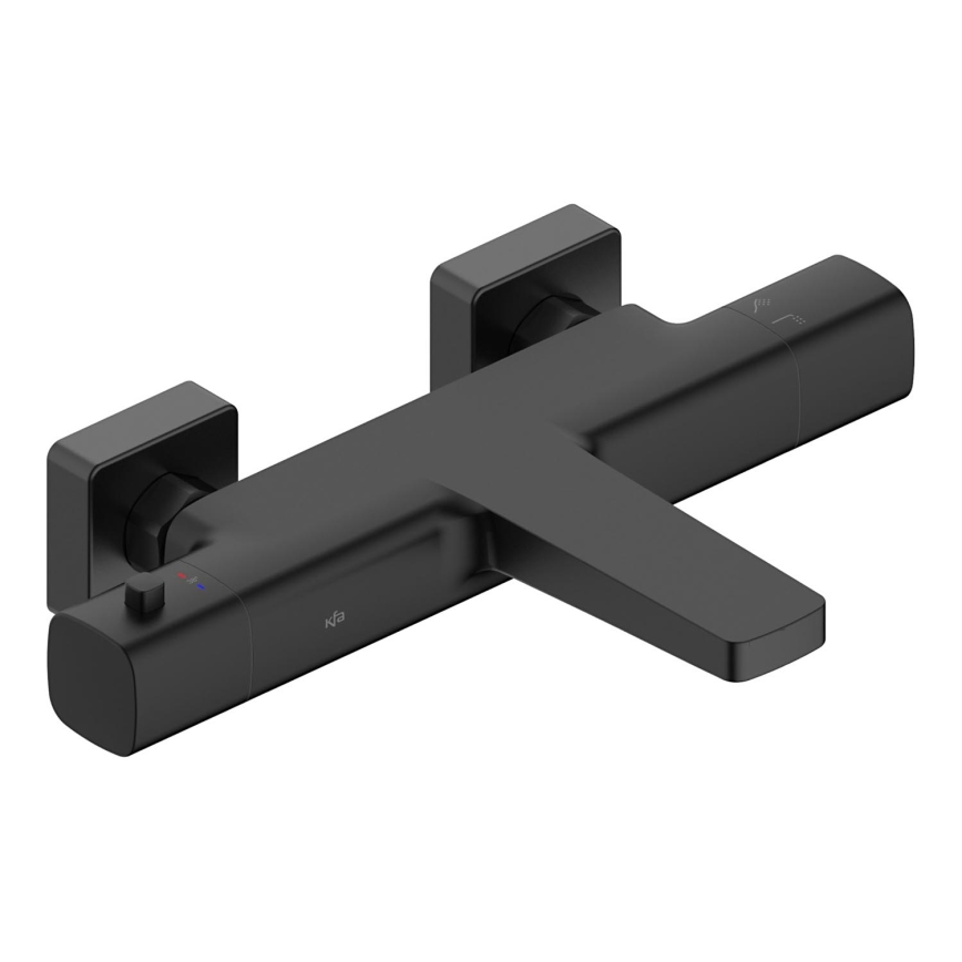 KFA Armatura 5754-010-81 - Bateria termostática para banheira MALAGA preta