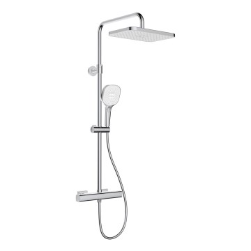 KFA Armatura 5756-910-00 - Conjunto de duche com misturador termostático MALAGA, cromado brilhante