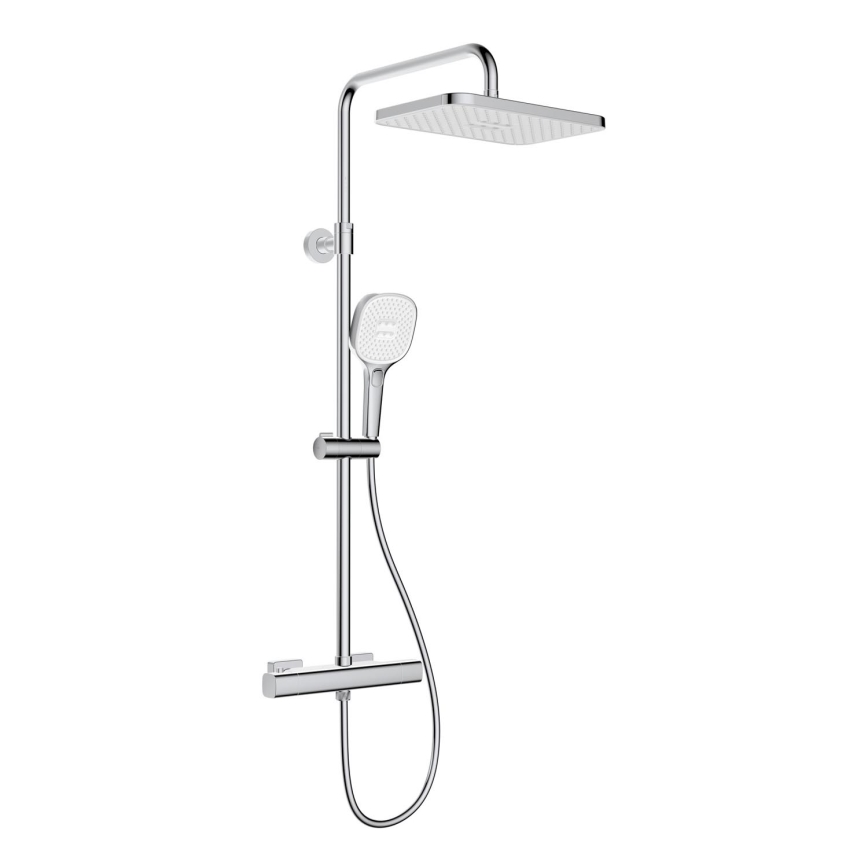 KFA Armatura 5756-910-00 - Conjunto de duche com misturador termostático MALAGA, cromado brilhante