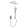 KFA Armatura 5759-301-34 - Conjunto de duche MALAGA com misturador termostático encastrado, acabamento ouro rosa