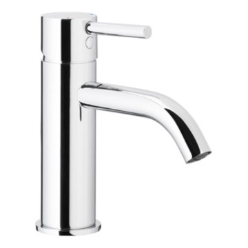 KFA Armatura 5822-815-00 - Torneira do lavatório + lixo NEDA 16,5 cm cromado brilhante