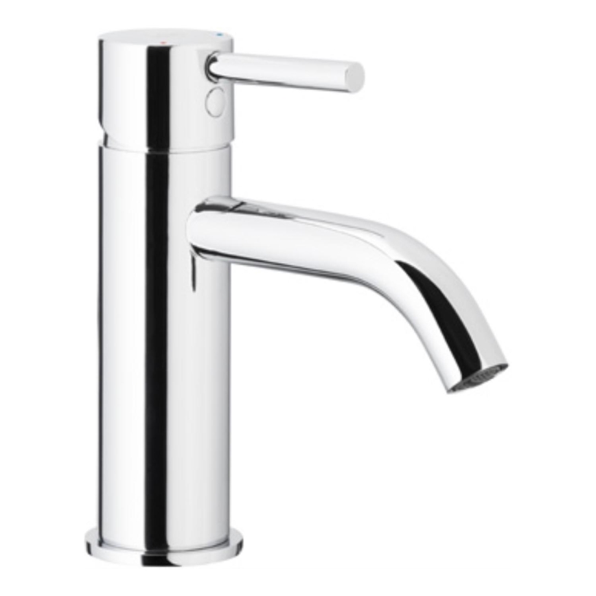 KFA Armatura 5822-815-00 - Torneira do lavatório + lixo NEDA 16,5 cm cromado brilhante