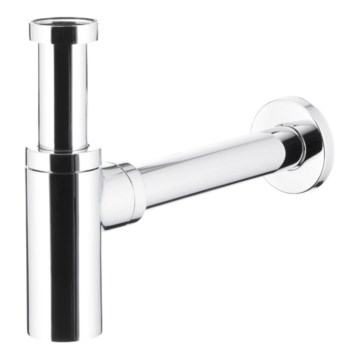 KFA Armatura 600-003-00 - Sifão de pia redondo cromado brilhante