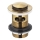 KFA Armatura 660-354-31 - Bacia resíduos com descarga CLICK-CLACK diâmetro 6,2 cm latão/solo dourado
