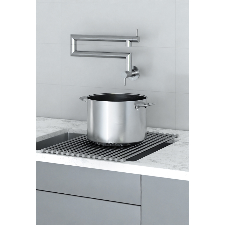 KFA Armatura 6623-030-22 - Torneira de cozinha articulada DUERO POT FILLER em aço inoxidável