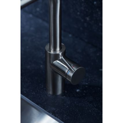 KFA Armatura 6623-110-22 - Torneira de lavatório com pulverizador extensível DUERO BASIC aço inoxidável