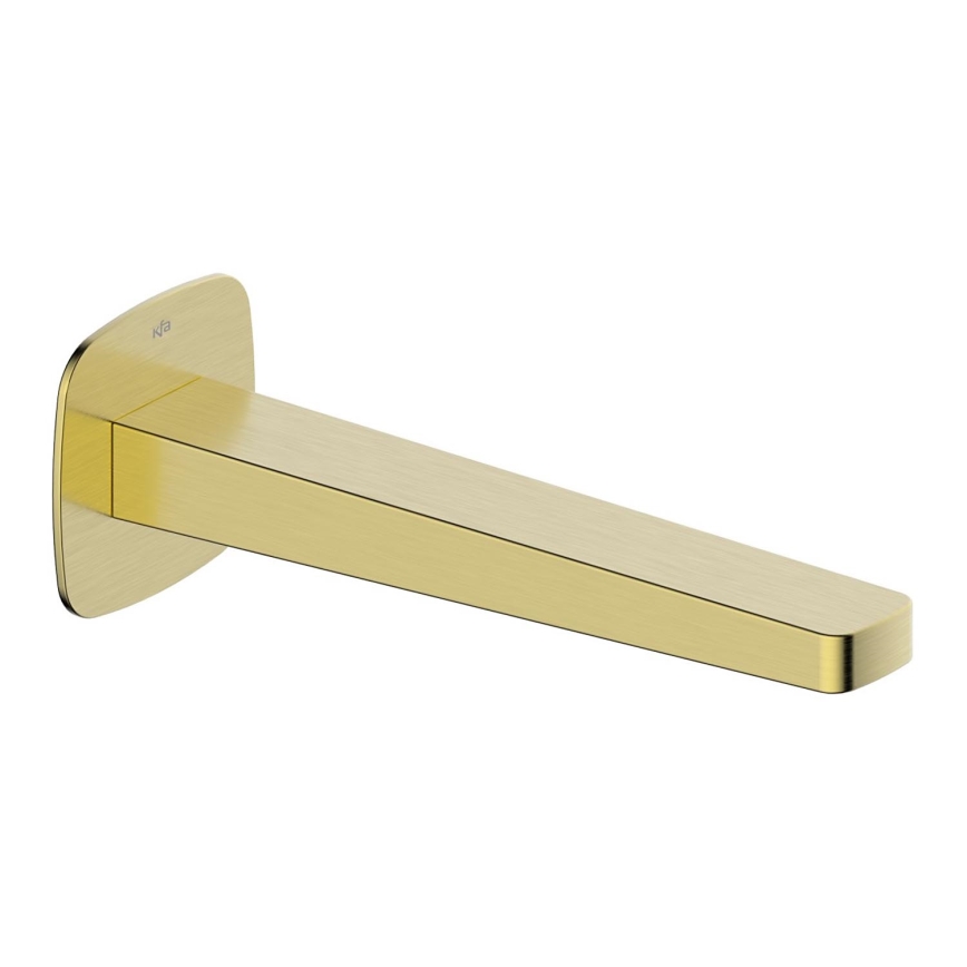 KFA Armatura 836-007-31 - Bica para instalação encastrada MALAGA, dourado escovado