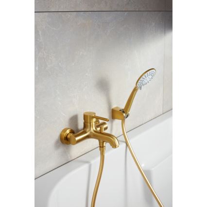 KFA Armatura 841-220-31 - Conjunto de chuveiro MOZA solo dourado