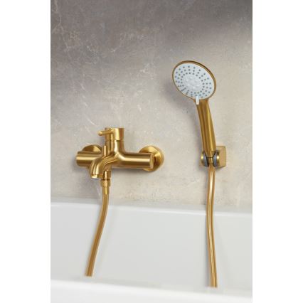 KFA Armatura 841-220-31 - Conjunto de chuveiro MOZA solo dourado