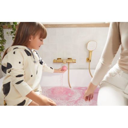 KFA Armatura 841-255-31 - Conjunto de duche MALAGA com acabamento dourado escovado