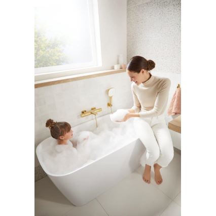 KFA Armatura 841-255-31 - Conjunto de duche MALAGA com acabamento dourado escovado