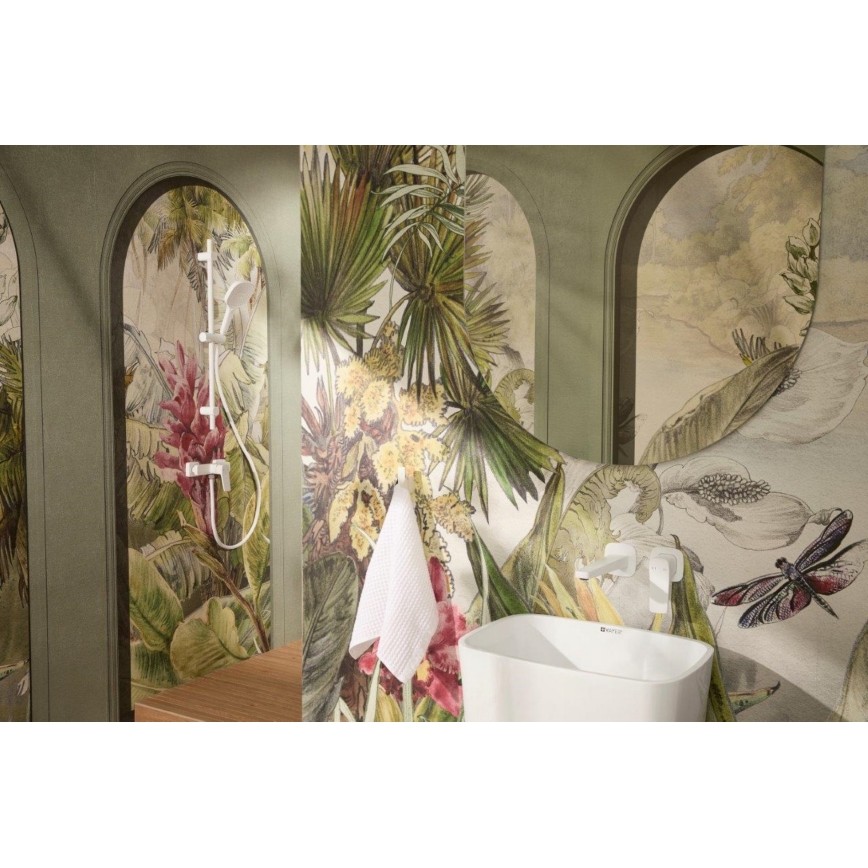 KFA Armatura 841-352-44 - Conjunto de duche MALAGA branco