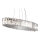 Kichler - Candeeiro suspenso para casa de banho LED CRYSTAL SKYE 12xG9/3W/230V IP44