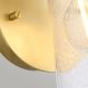 Kichler -  Iluminação de parede de casa de banho BRAELYN 1xE27/40W/230V IP44 dourado