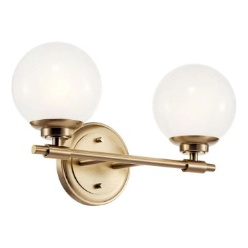 Kichler - Iluminação de parede de casa de banho LED BENNO 2xG9/3W/230V IP44 latão