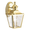 Kichler - Iluminação de parede exterior BAY SHORE 1xE27/60W/230V IP44 dourada