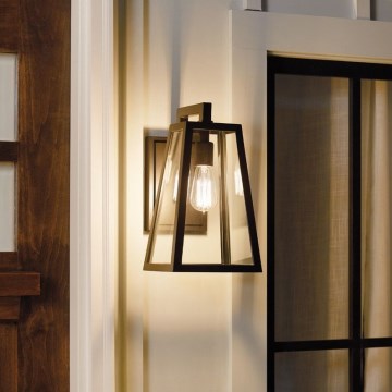 Kichler - Iluminação de parede exterior DELISON 1xE27/60W/230V IP44