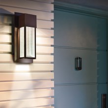 Kichler - Iluminação de parede exterior LED SOREL 1xGU10/7W/230V IP44 antracite
