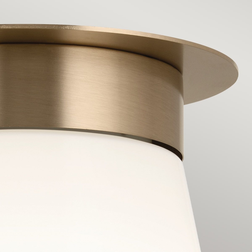 Kichler - Candeeiro de tecto ALBERS 1xE27/40W/230V diâmetro 21,6 cm bronze