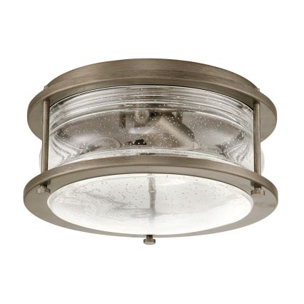 Kichler - Luminária de exterior ASHLANDBAY 1xE27/60W/230V IP44, acabamento bronze