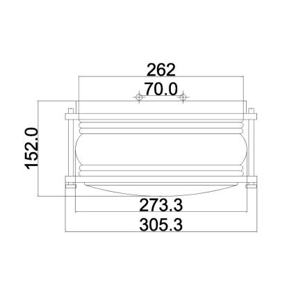 Kichler - Luminária de exterior ASHLANDBAY 1xE27/60W/230V IP44, acabamento bronze