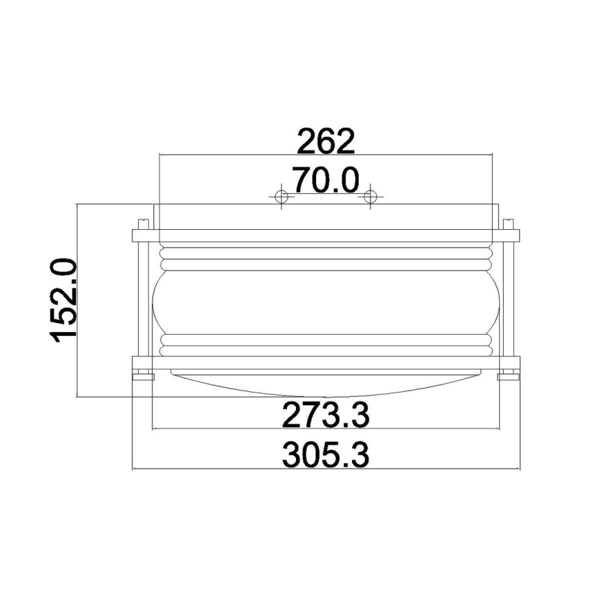 Kichler - Luminária de exterior ASHLANDBAY 1xE27/60W/230V IP44, acabamento bronze